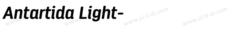Antartida Light字体转换